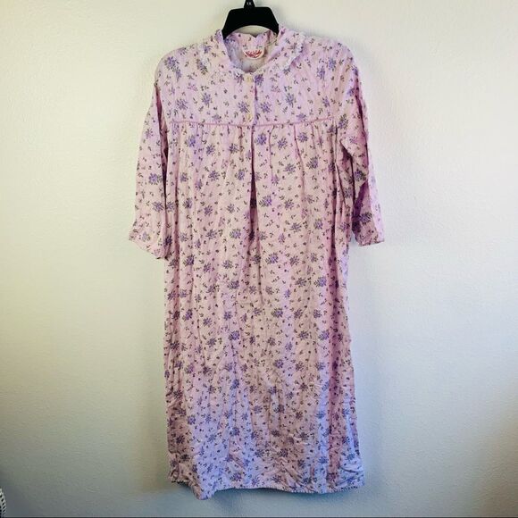 VTG Lady Lindsey Flannel Nightgown - Picture 1 of 3